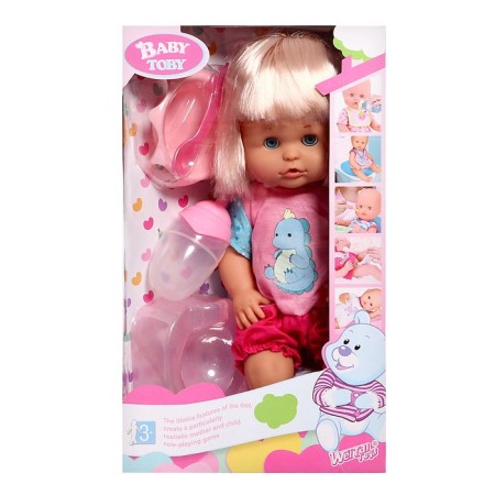 Pups functional "My baby" drinks, pisses, with accessories-9