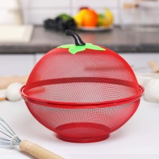 Sieve with a lid for storing products of the shares 