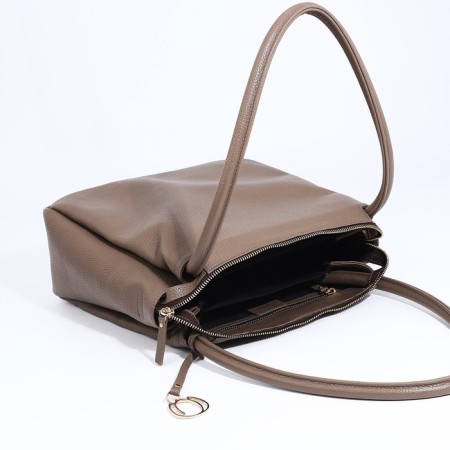Women's bag Fabula with lightning, beige color-4