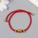 Bracelet Feng Shui "Golden Eucky of Yamba" adjustable length