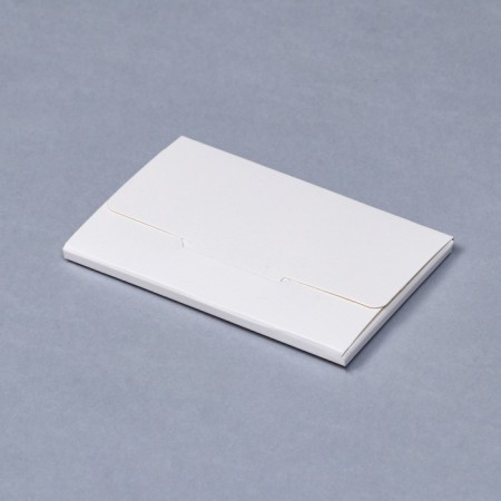 Envelope for a gift certificate, white, 10.5 x 7 cm