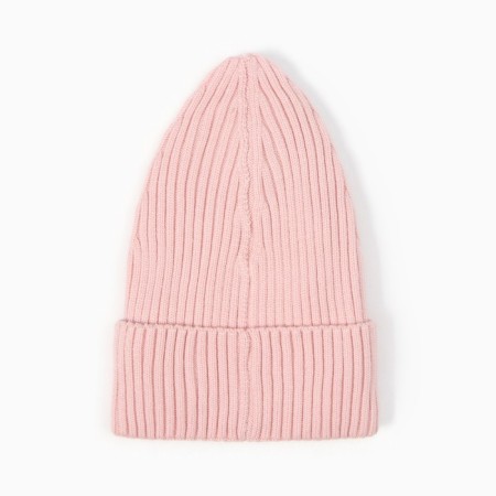 Children's hat, powder color, size 52-54-2