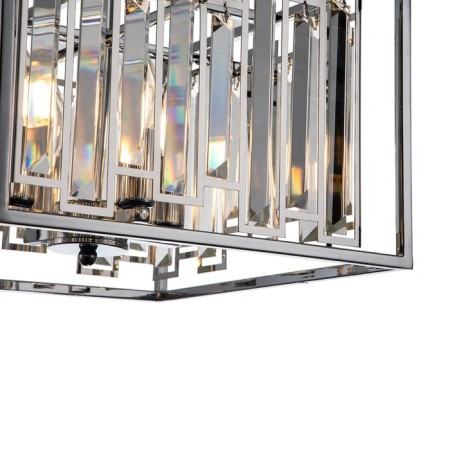 Lamp on the Indigo rod, 12001/4r Chrome. 4x60W, E14, 350x350x265/600 mm-3