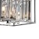 Lamp on the Indigo rod, 12001/4r Chrome. 4x60W, E14, 350x350x265/600 mm