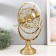 Souvenir Metal "Earth Orbit" gold 25x25x38 cm