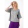 Female jumper, size 44, gray color