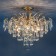 Ceiling lamp 7x60W E27, size 61.5x61.5x53.5 cm