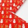 Glossy packaging paper "Happy New Year", 70 x 100 cm, New Year