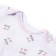 Body baby with long sleeve, white color, height 62