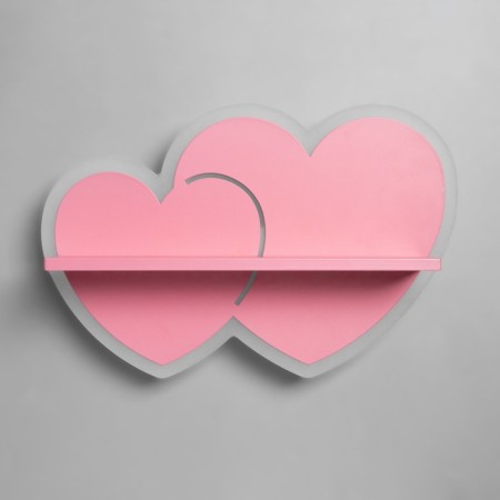 Bra "Hearts" LED 18W Pink 35x25x8cm-5