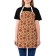 Apron of a kitchen with a photo print "Folk jewelry", adjustable, size OS