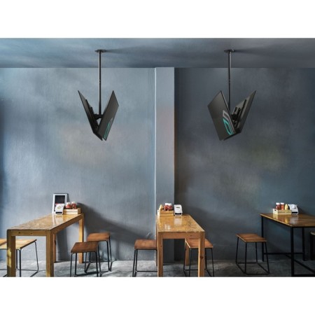 Black Black 4 40 "-80" Max.50kg Ceiling Tilt Close-5