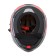 Snowmobile helmet Zox Condor Parkway, glass with electric heating, gloss, size m, red, black
