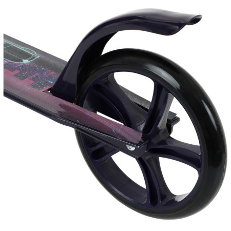 Graffiti scooter, folding, Pu 200 mm wheels, ABEC 7, black color-7