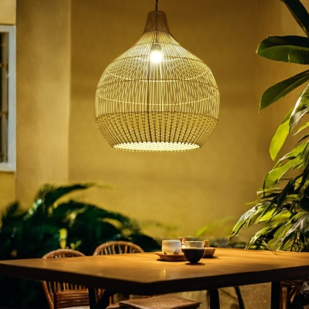 Ceiling Lamp from Rotan "Harmony", 1 × 120 W, E27, 60 × 60 × 70 cm