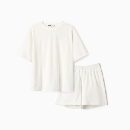 Kid for children (T-shirt, shorts) KAFTAN PLUSHY R.34 (122-128), White