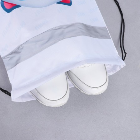 A bag for shoes with a reflective element "cat" size 30 x 40 cm-3