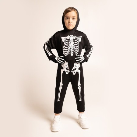 Carnival set "Terrible Skeletter": overalls, gloves, makeup, p. 104–116 cm-6