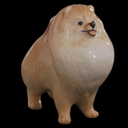 Souvenir "Spitz Pomeransky", 8 × 4 × 8 cm, handmade, porcelain