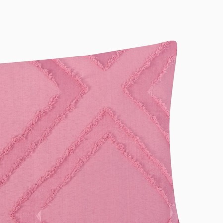 Decorative pillowcase "Ethel" rhombus 42*42 cm, pink-2