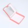 Self -charged box with a pink window, 16 x 16 x 3 cm