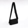 Women's bag quilted on the shoulder, lightning department, 25x14x6 cm, black color