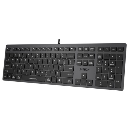 Keyboard A4Tech FSTYLER FX50 Gray USB Slim Multimedia (FX50 GREY)-9