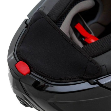 Snowmobile helmet Zox Condor, double glass, gloss, size s, black-8