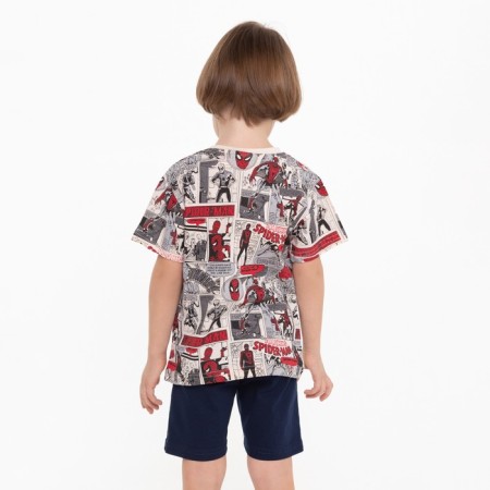 Children's T-shirt Marvel, beige color, height 92-98 cm (2-3 years)-2