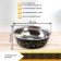Metal bowl for the dog "Steak", 450 ml, 14x4.5 cm