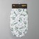Rug anti -slip spa in a bathtub on the suction Savanna "Eucalypt", 37 × 68 cm, white color