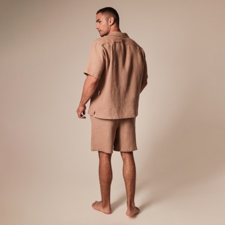 Male home -made suit (short sleeve and shorts) SL Home p. L, coffee-8