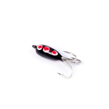 Mormyshka tungsten "devil" with a hole, weight 1 g, 035/517