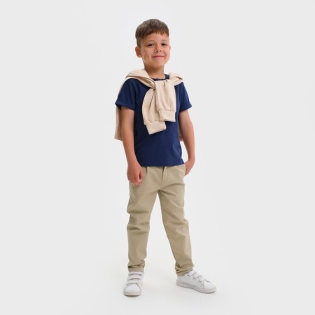 Jeans for the boy KAFTAN, size 30 (98-104 cm), beige color-5