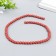 Beads for aromatherapy with the hole "Round. Raspberry" d = 0.6 cm set of 60 pcs +-5
