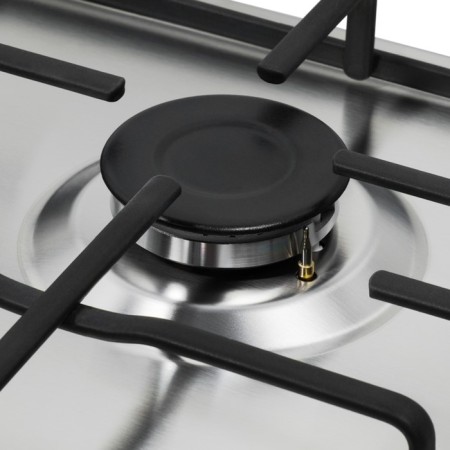 Hon surface Maunfeld EGHS.64.3ES/G, gas, 4 burners, gas control, silver-2