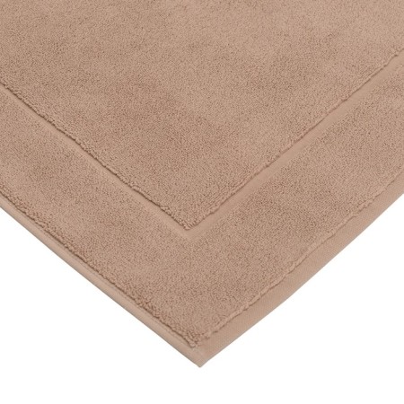 Bathroom mat, size 50x80 cm, light brown color-3