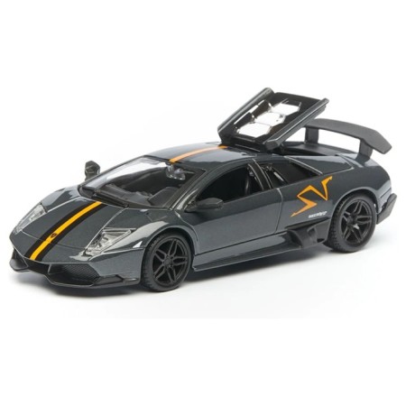 BBURAGO MURCIELAGO LP 670-4 SV China Limited Edition, Die-Cast, 1:32, Gray Color.-6