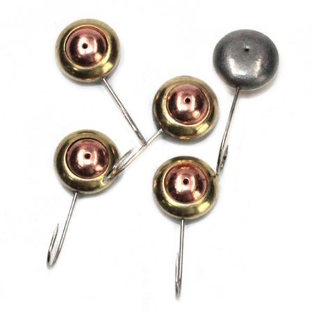 Mormyshka soldering Yaman's eye is perch, weight 1.26 g, copper, packaging 5 pcs.