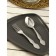 Set of cutlery "Troika", 12 items, thickness 2 mm, silver color