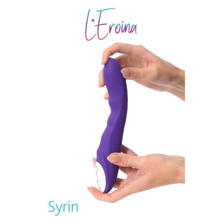 Vibrator L’Eroina by Toyfa Syrin, 10 modes, silicone, purple color, 21 cm, d = 4.2 cm-1