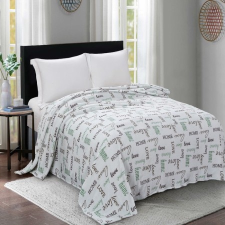 Plaid 150x200cm, coral-flis 165g/m, 100% polyester
