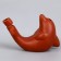 Ceramic "Dolphinchik" whistle for painting 3.3x6.5x4.7cm