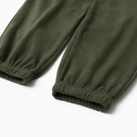 Брюки для девочки MINAKU: Fleece Soft, цвет зелёный, рост 170 см-7