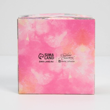 Box for confectionery products with PVC “Magic around” 11.5 x 11.5 x 6 cm-3