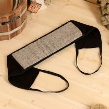 Bath wash with handles men's, linen