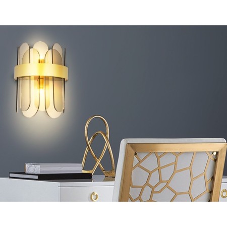Wall lamp with crystal Ambrella Light, Traditional, Tr5348, G9, Color Gold-4
