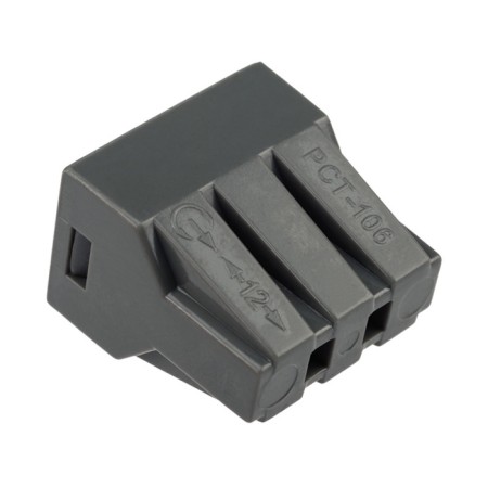 Express Klem with Paste QMS 773-306, 6-wire up to 2.5 mm², gray (50 pcs/° C) rexant-2