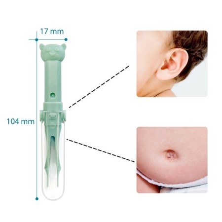Pinzet for cleaning the nose, childish, with a cap, color mix-1