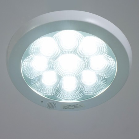 Lamp with the sound sensor "Lyra" LED 12W white 29x29x4.5 cm-1